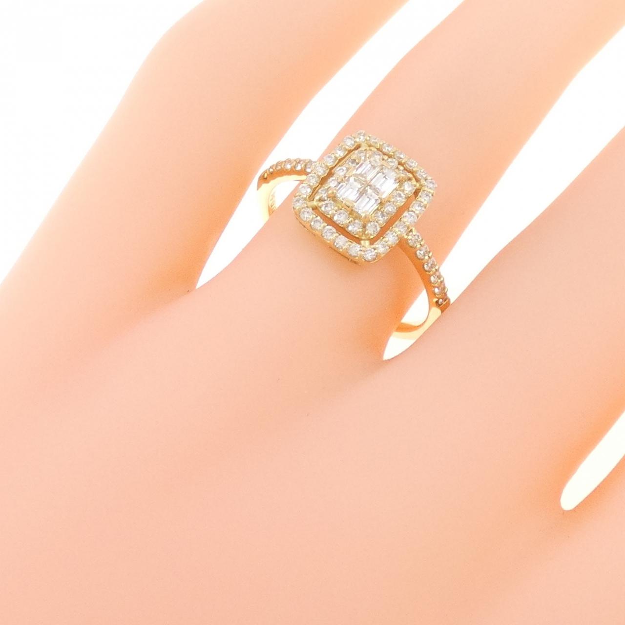 [新品] K18YG鑽石0.50CT