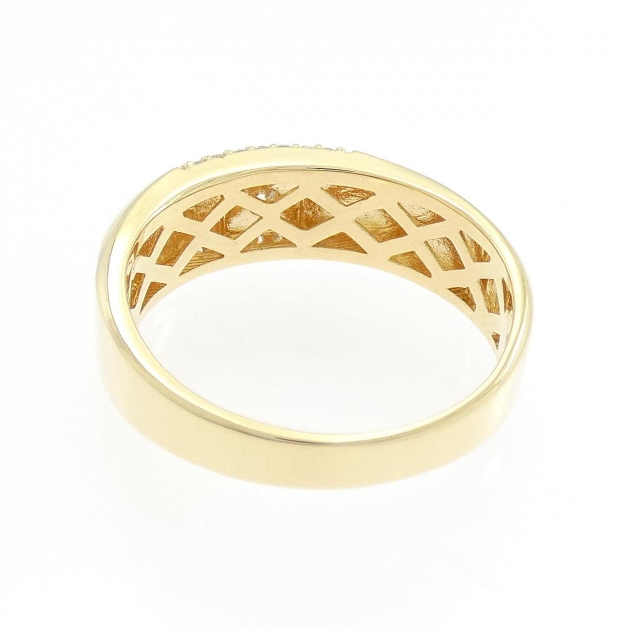 【新品】K18YG ダイヤモンド リング 0.18CT