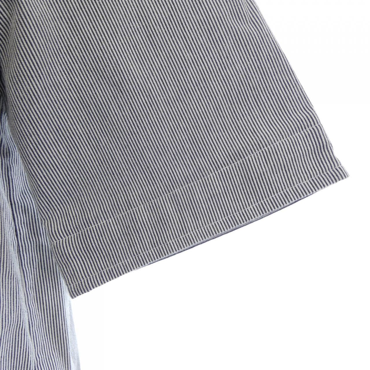 セリーヌ CELINE オープンカラーシアサッカー トリオンフ 2B610191I S／Sシャツ