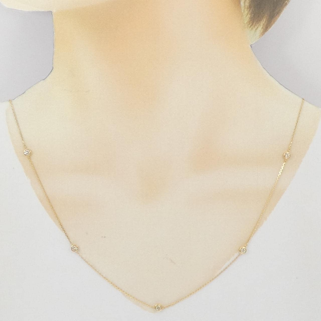 K18YG ダイヤモンド ネックレス 1.00CT