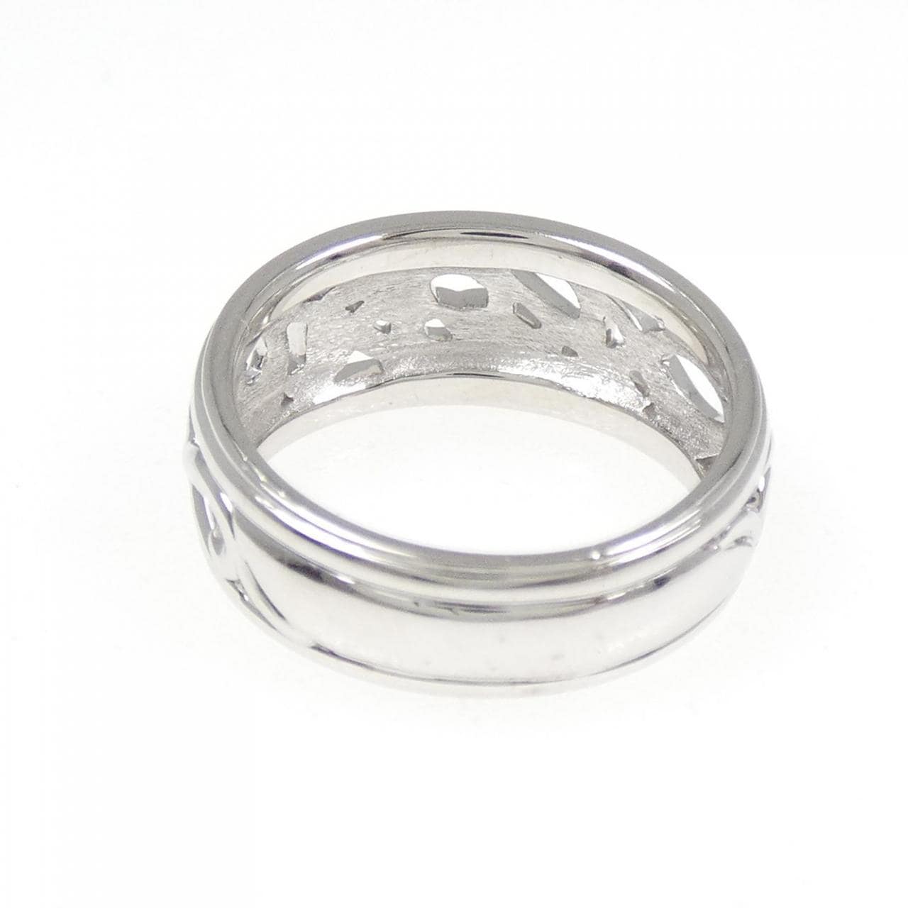 K18WG ドルフィン リング