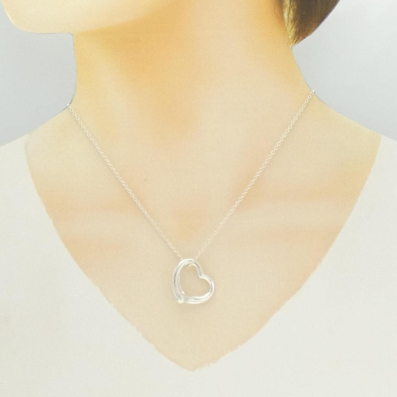 ティファニー オープンハート ネックレス