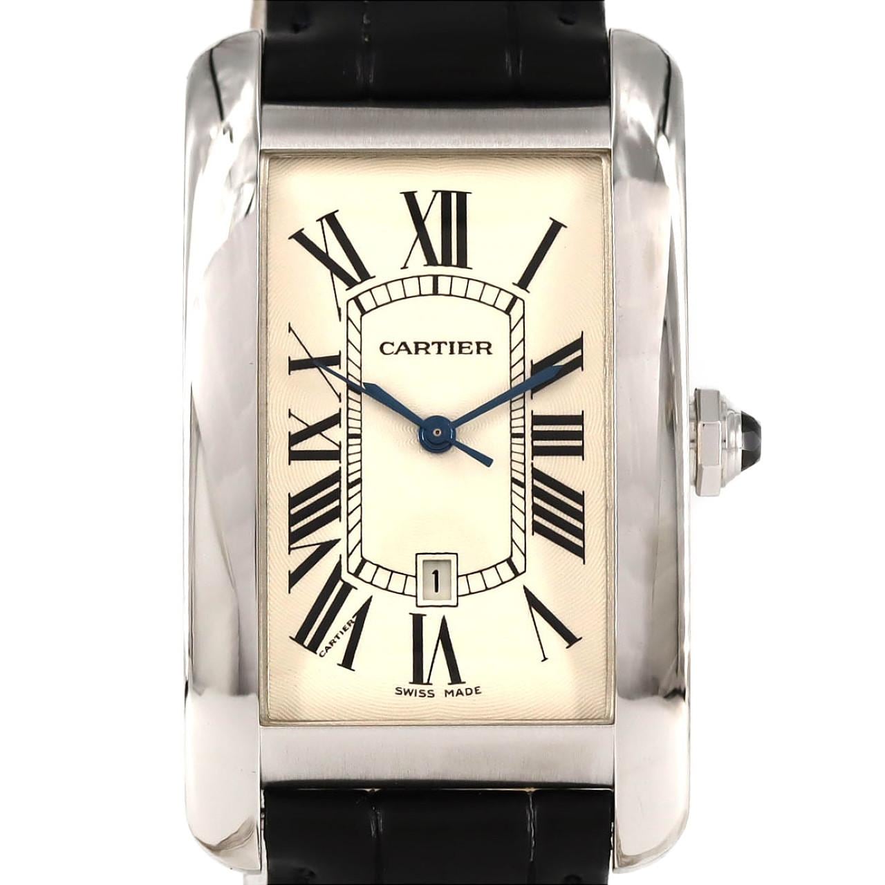 カルティエ タンクアメリカンLM WG W2603256 WG 自動巻
