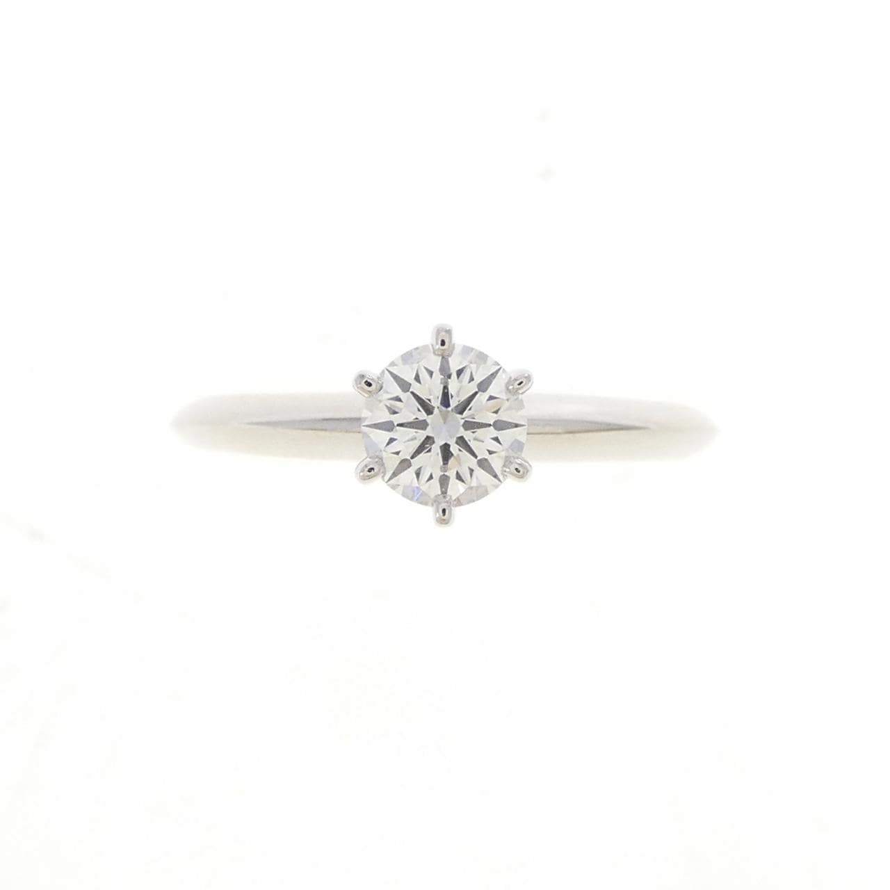 ティファニー クラシックソリティア リング 0.43CT F VS2 3EXT