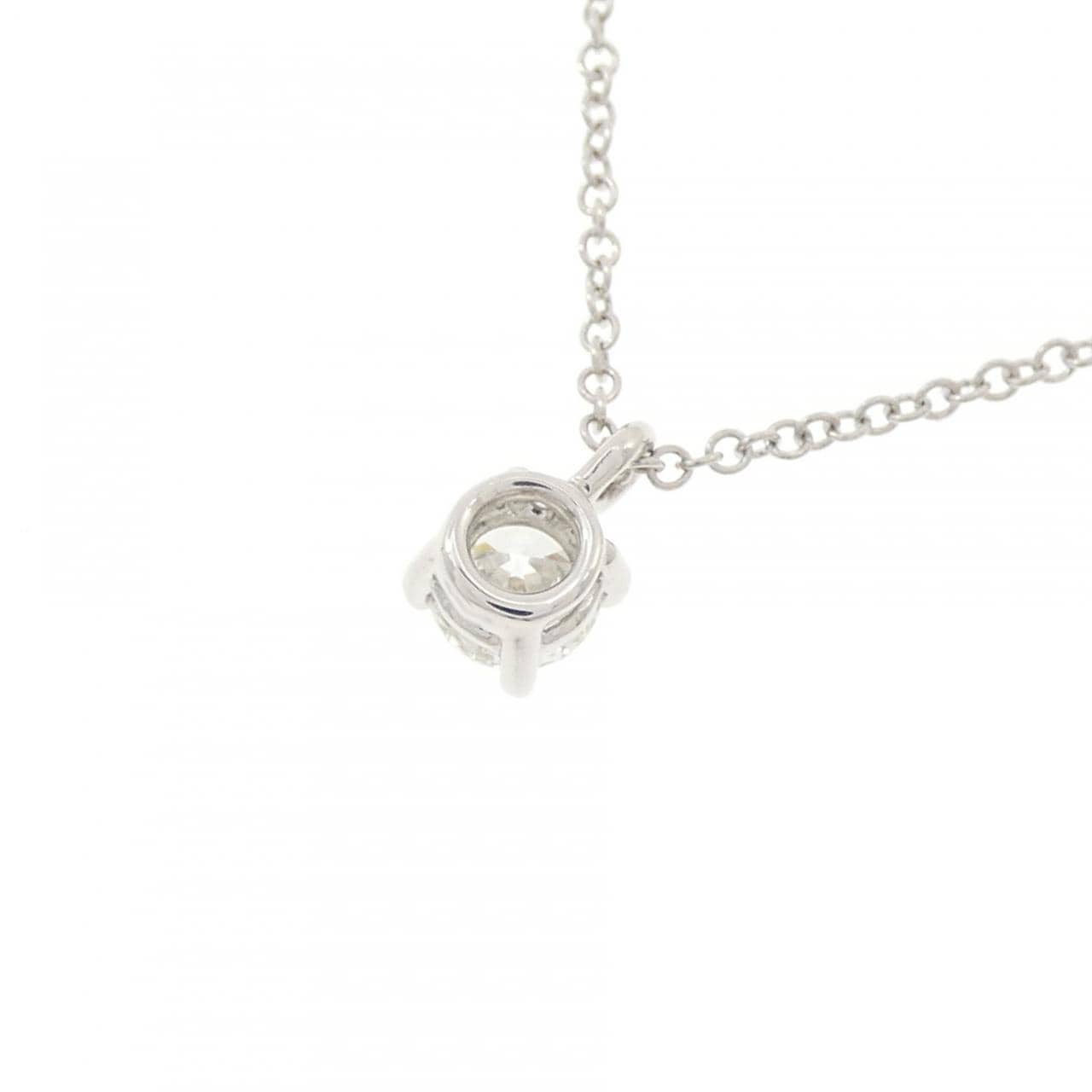 ティファニー ソリティア ネックレス 0.31CT I VS2 3EXT