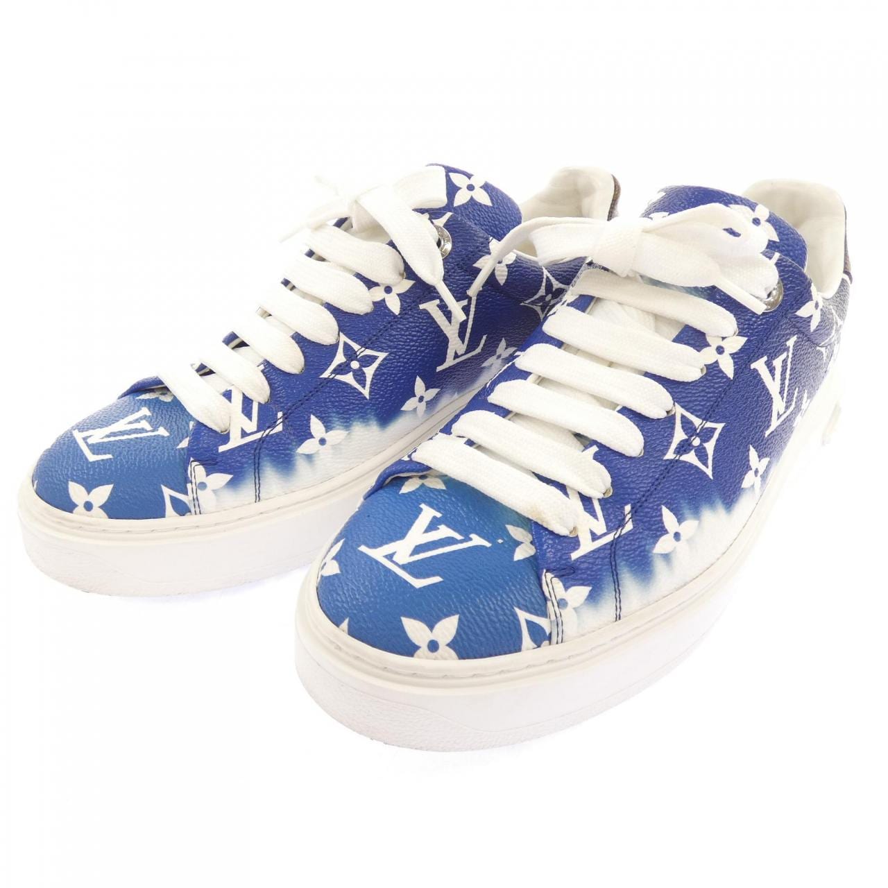 ルイヴィトン LOUIS VUITTON パテントモノグラムキャンバス LV エスカル タイムアウトライン スニーカー