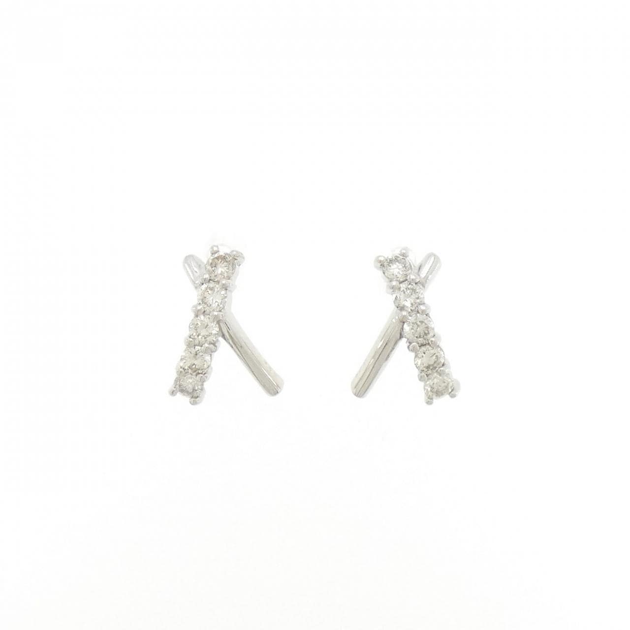 PT ダイヤモンド ピアス 0.50CT