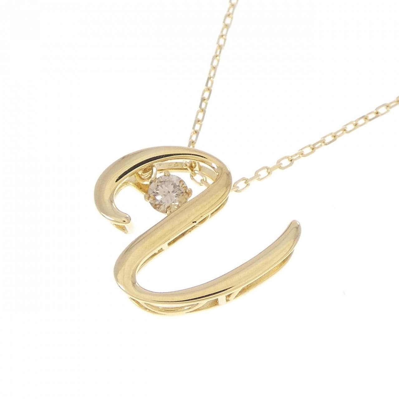 K18YG ダイヤモンド ネックレス 0.05CT