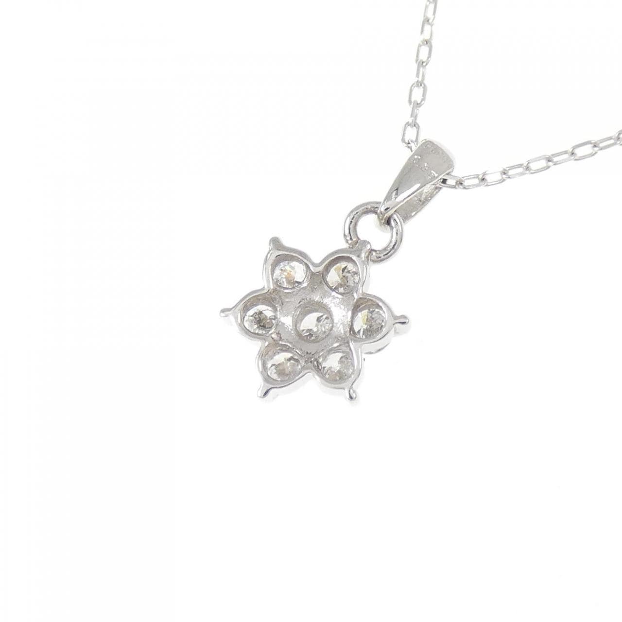 PT900/PT850 ダイヤモンド ネックレス 0.30CT