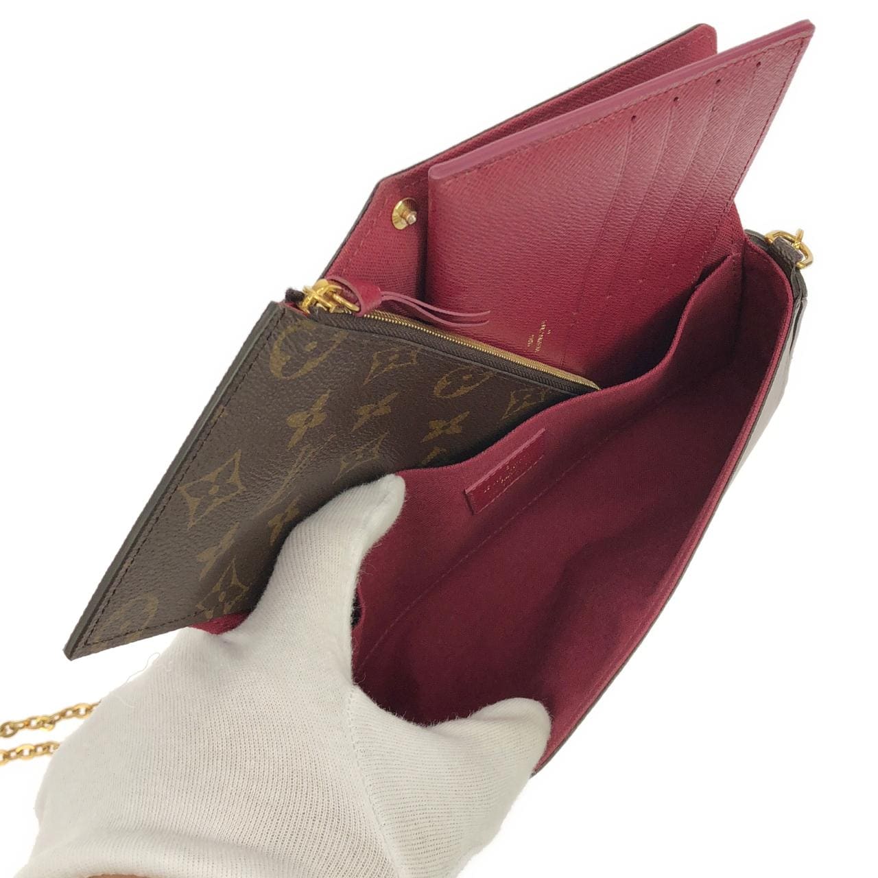 ルイヴィトン モノグラム ポシェット フェリシー M61276 ショルダーバッグ