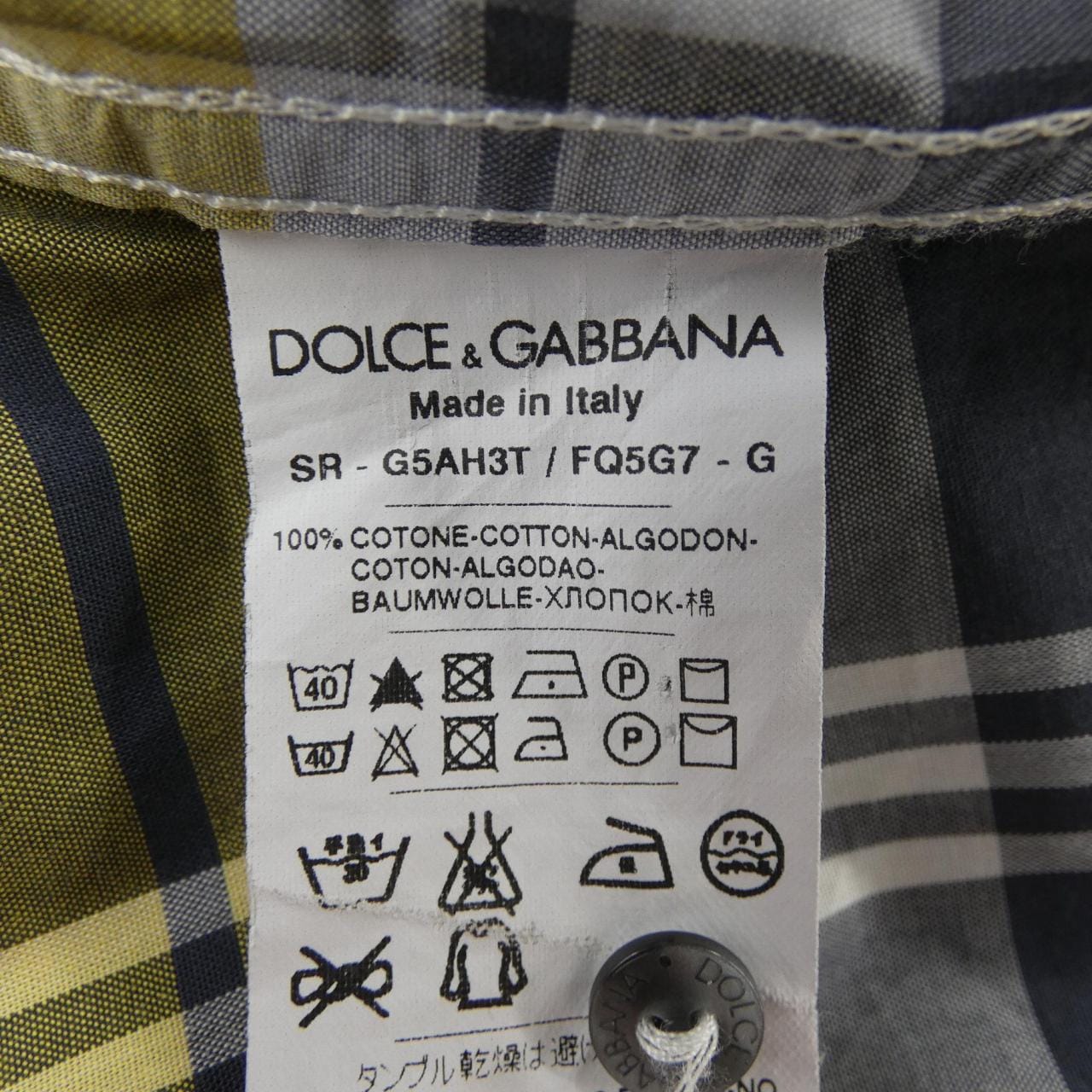 ドルチェアンドガッバーナ DOLCE&GABBANA G5AH3T/FQ5G7 シャツ