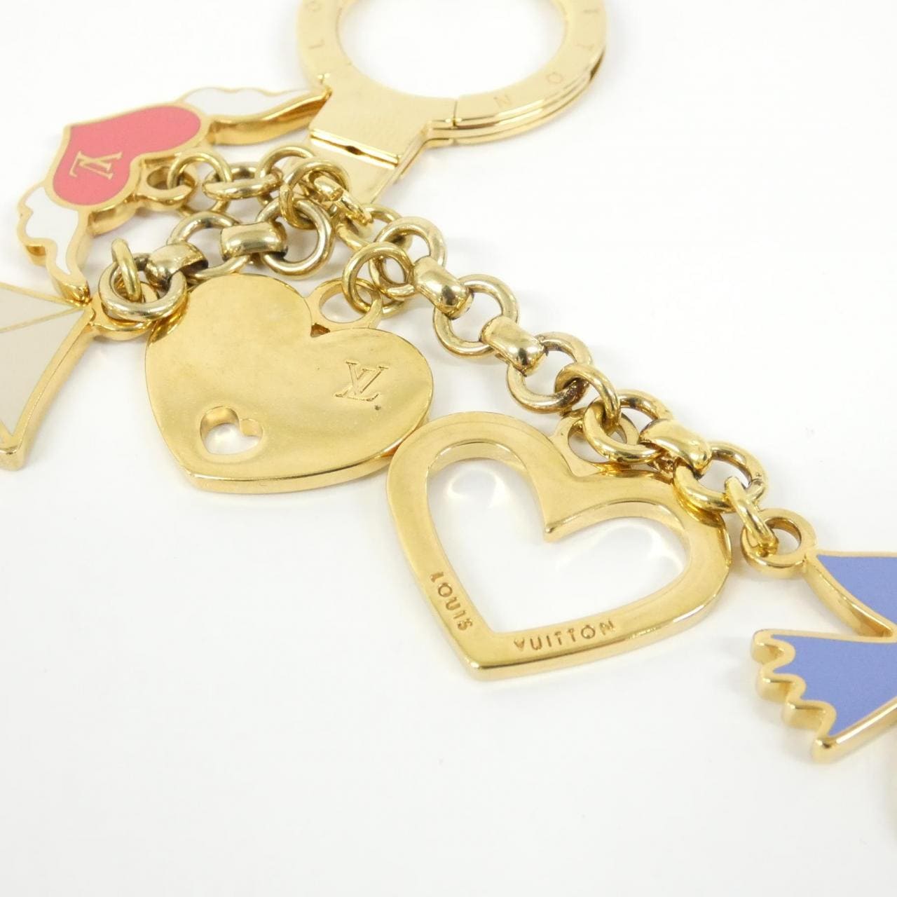LOUIS VUITTON Porte Cle Messager M66264 Qeelin