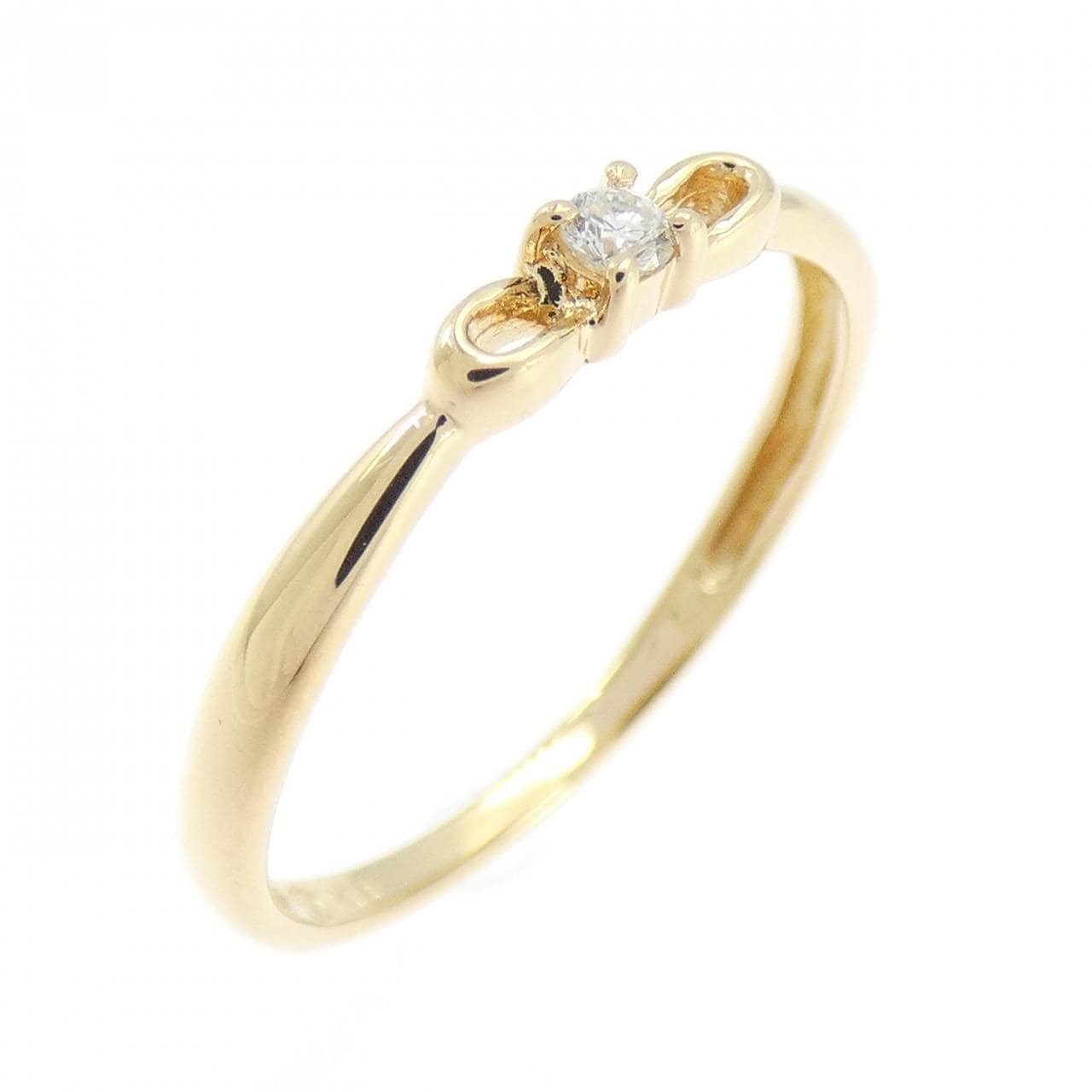 K18YG ダイヤモンド リング