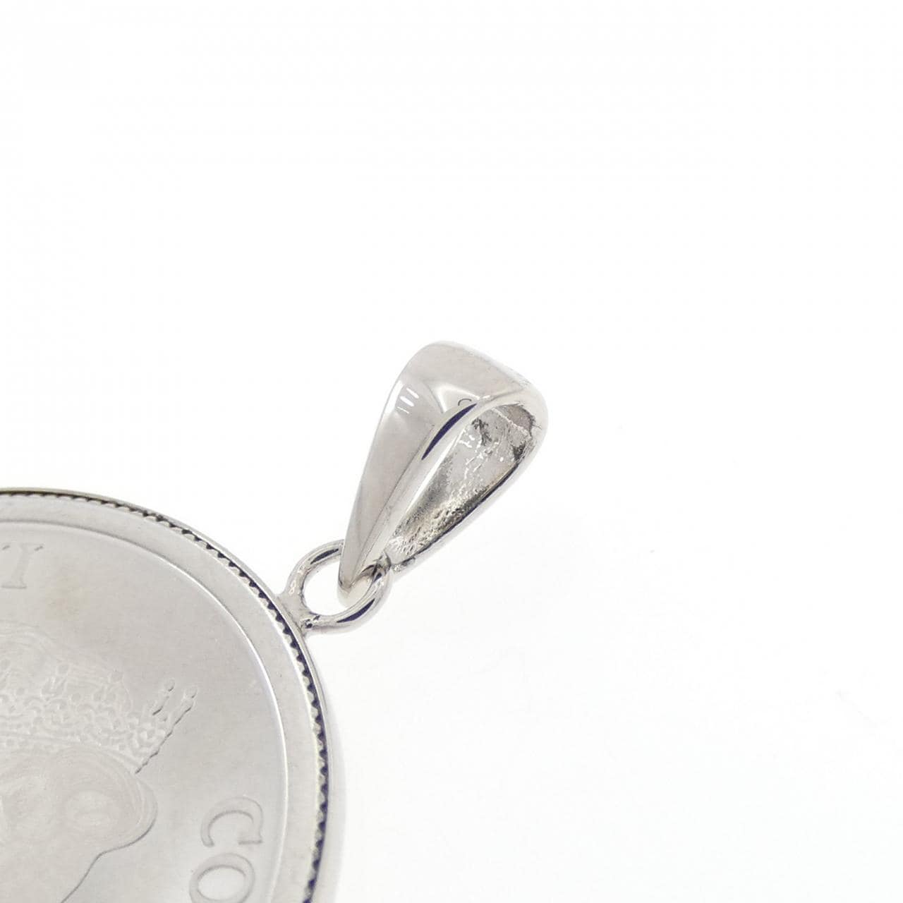 PT900(枠) コイン ペンダント