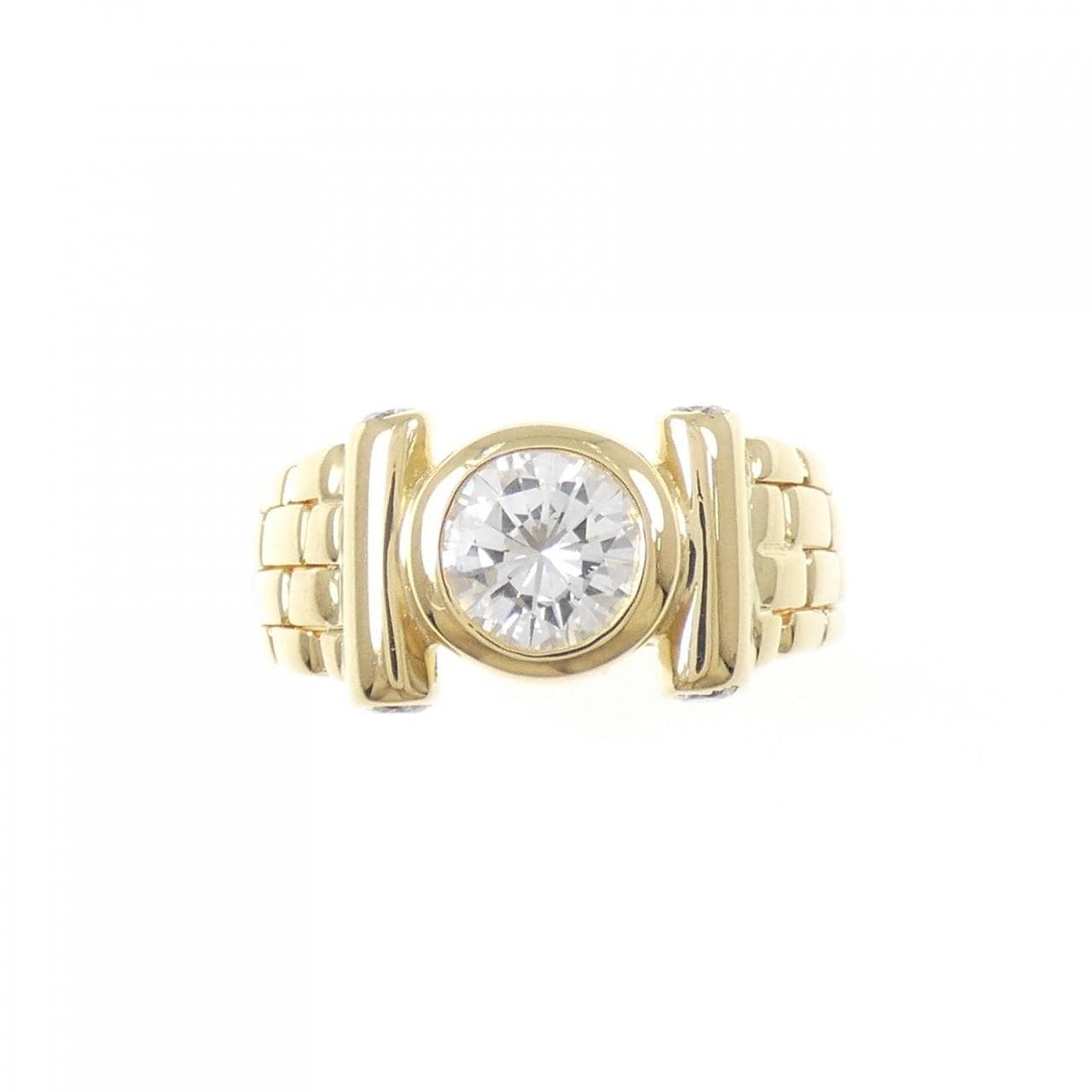 750YG ダイヤモンド リング 0.92CT