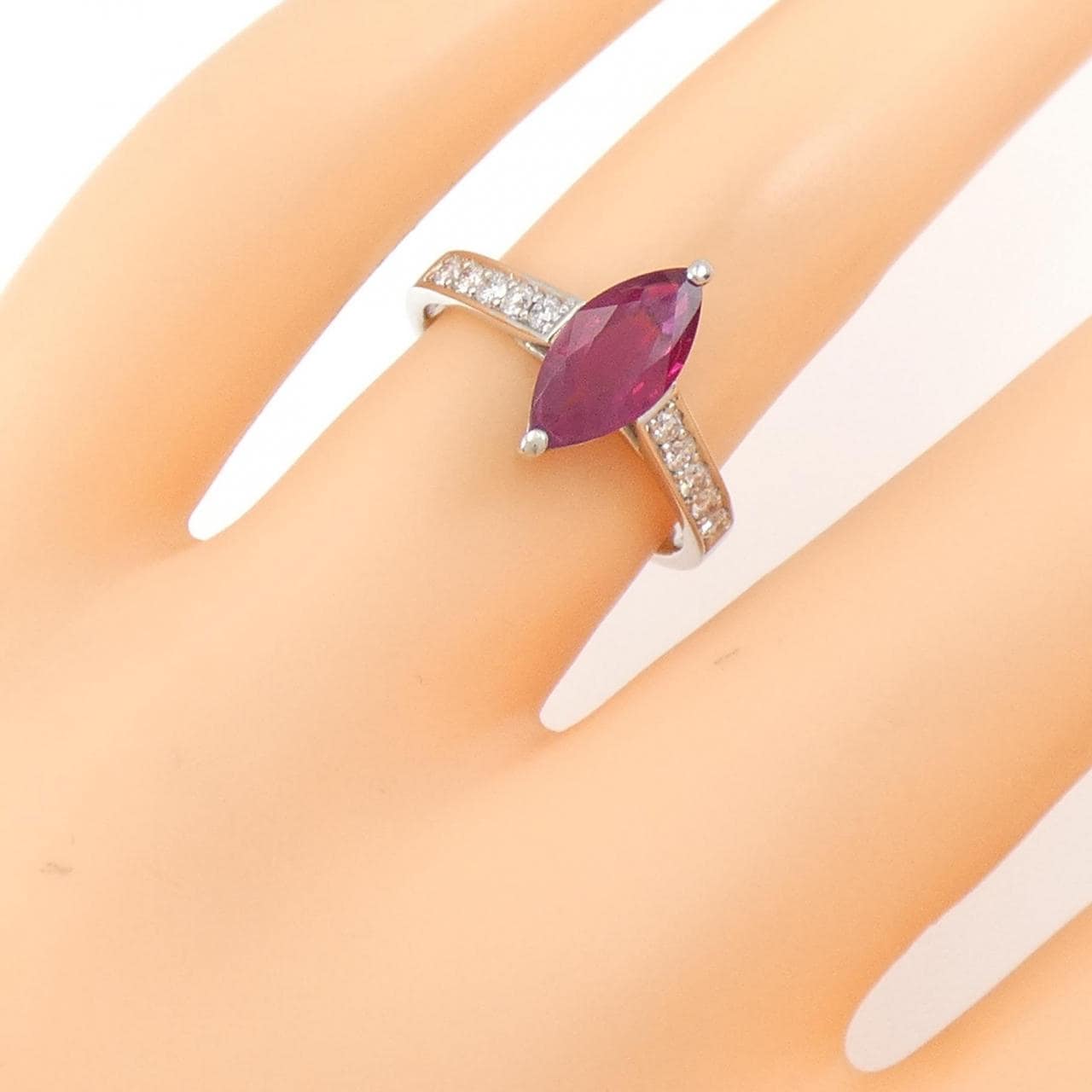 PT900 ルビー リング 1.21CT