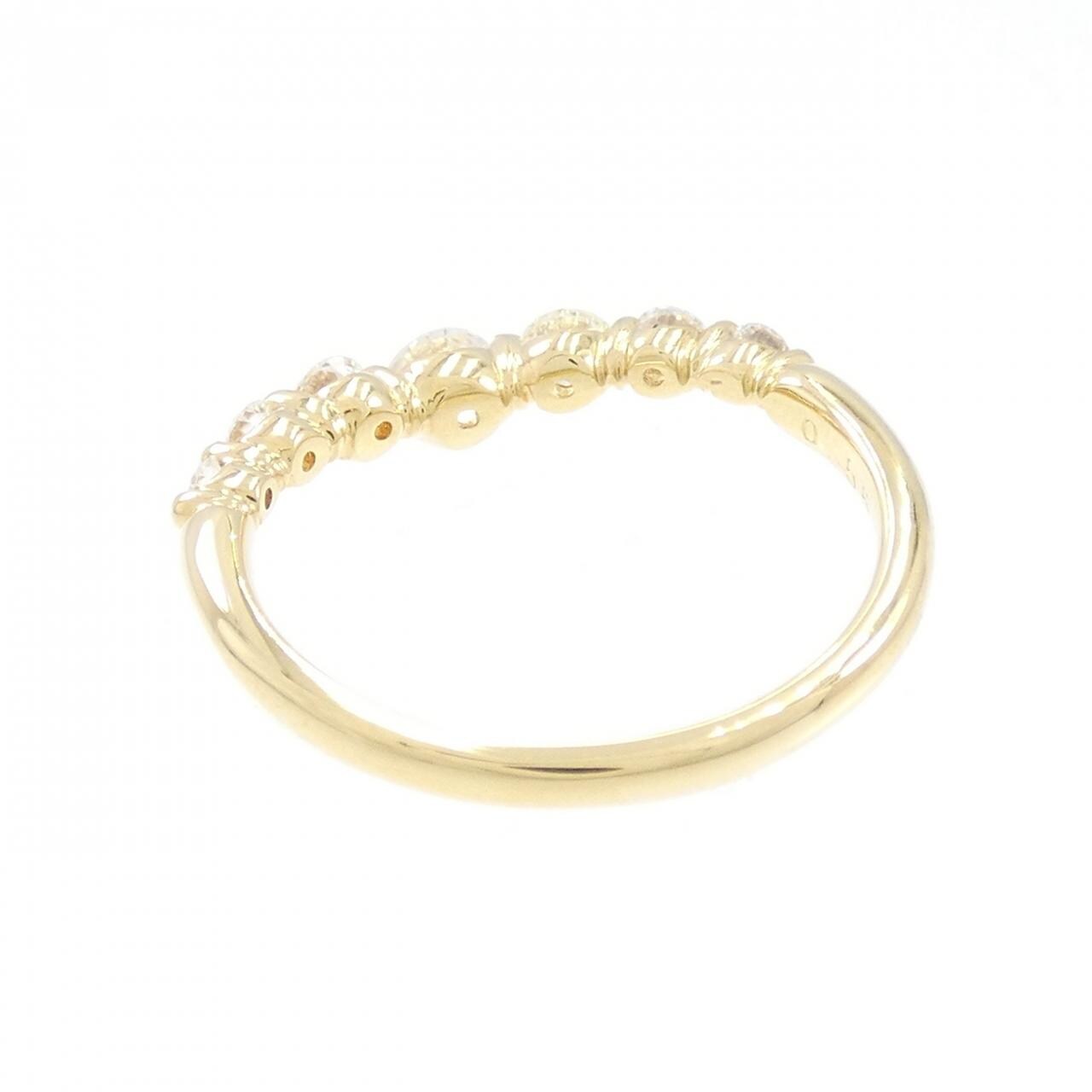 K18YG ダイヤモンド リング 0.55CT