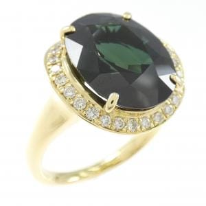 K18YG サファイヤ リング 8.88CT