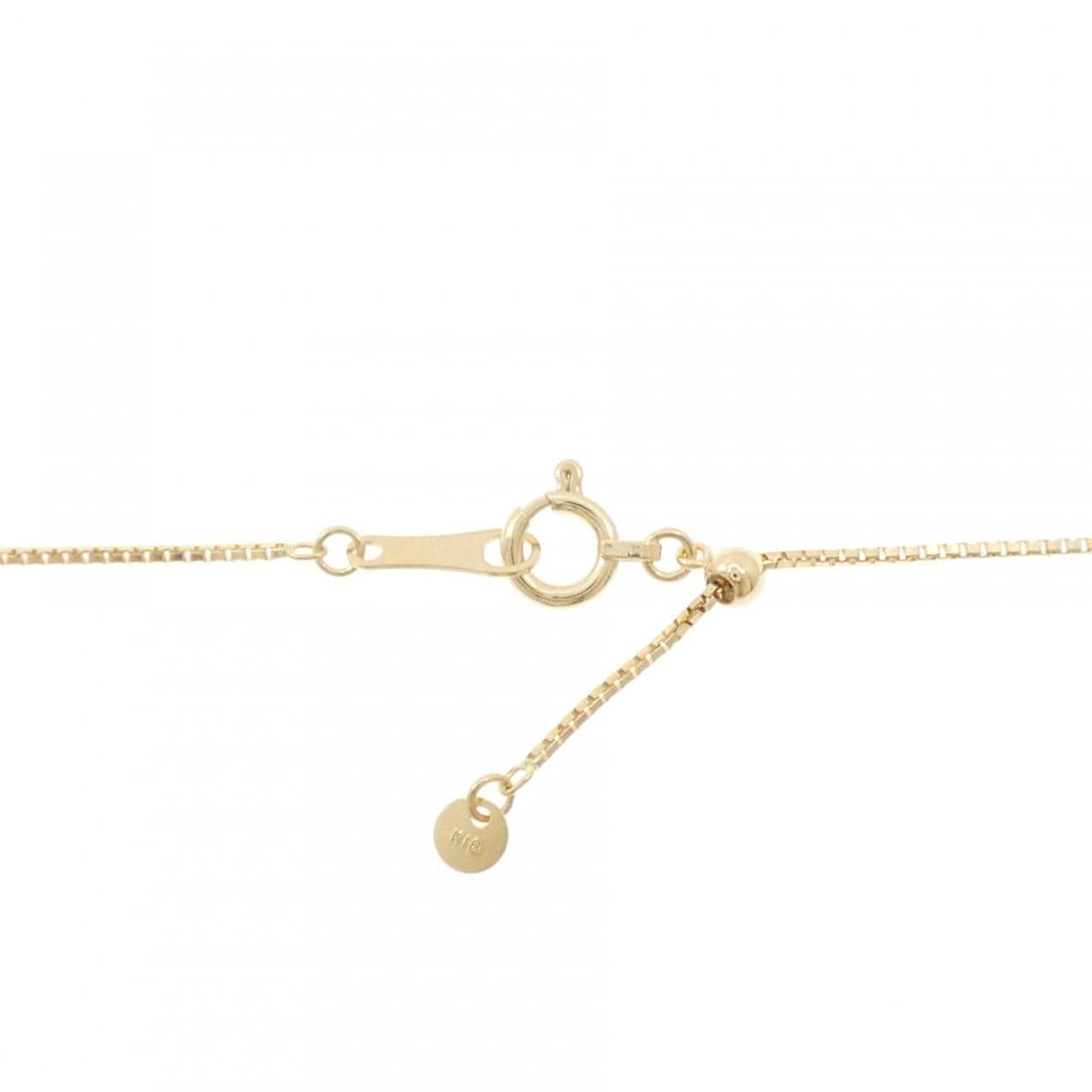 K18YG Cross Diamond Necklace 3.503CT