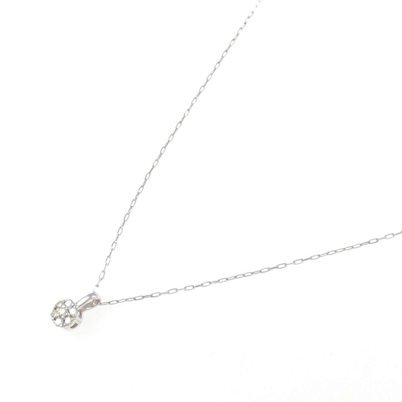 PT950/PT900 ダイヤモンド ネックレス 0.08CT