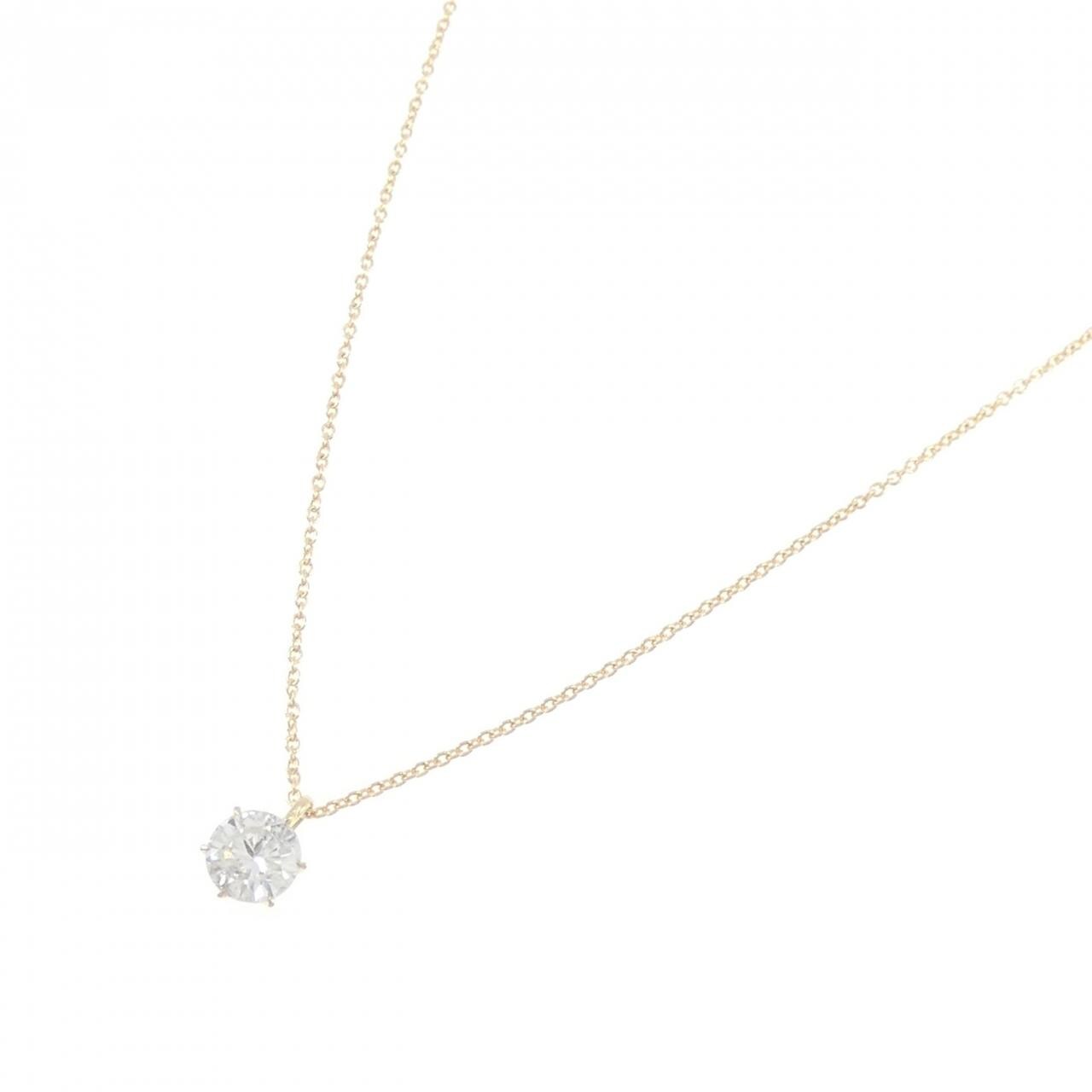 K18YG ダイヤモンド ネックレス 0.528CT H I1 Good