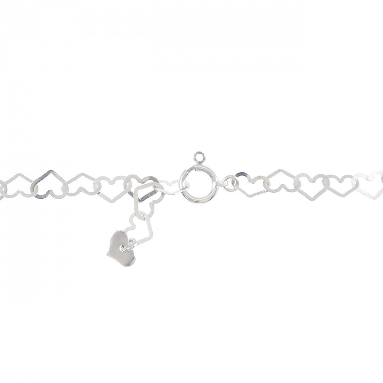 K18WG ハート ネックレス