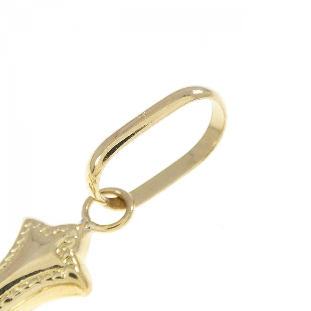 K18YG クロス ペンダント