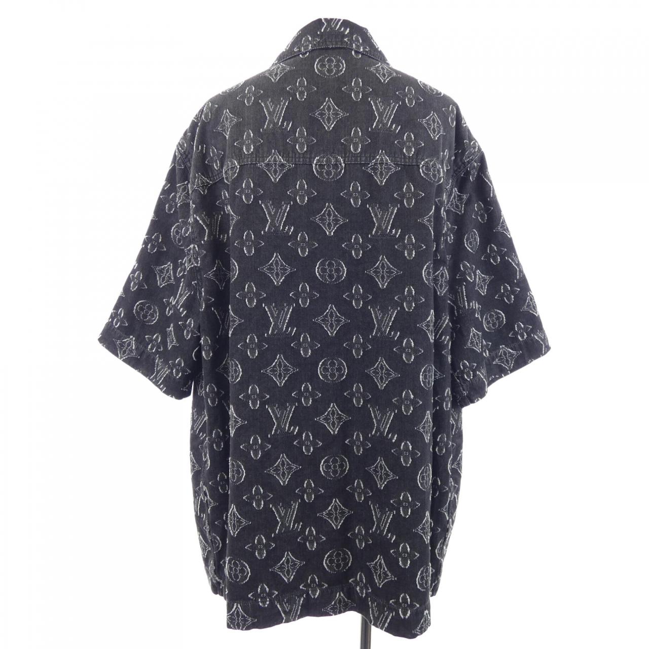 ルイヴィトン LOUIS VUITTON モノグラムショートスリーブシャンブレーシャツ HPS73WARS S／Sシャツ