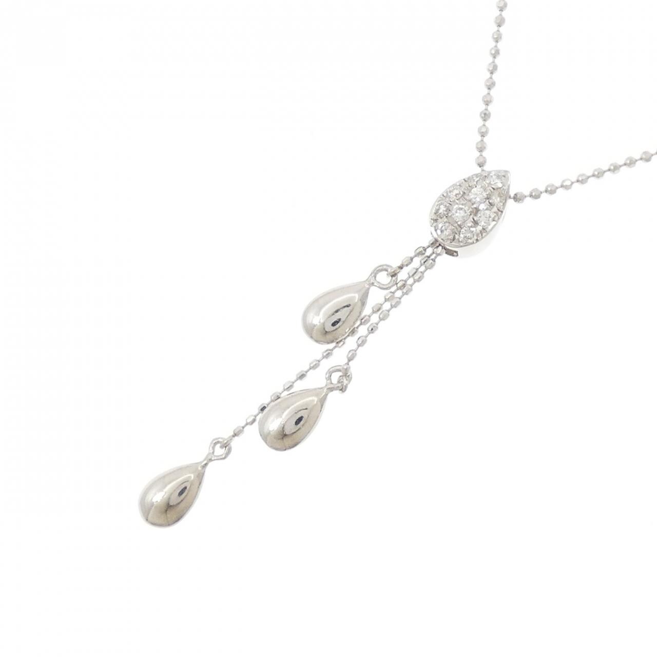 PT900/PT850 ダイヤモンド ネックレス 0.11CT