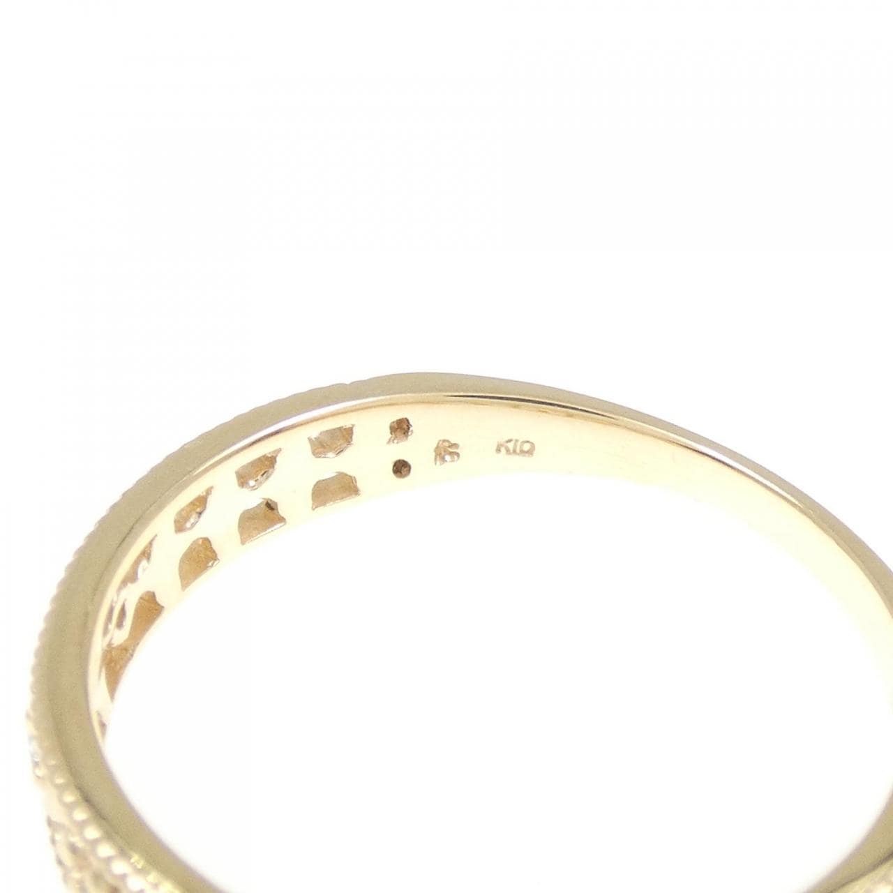 クミキョク K10YG リング 0.05CT