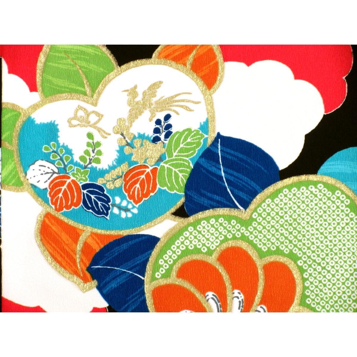 化繊　二尺袖　モダンアンテナ