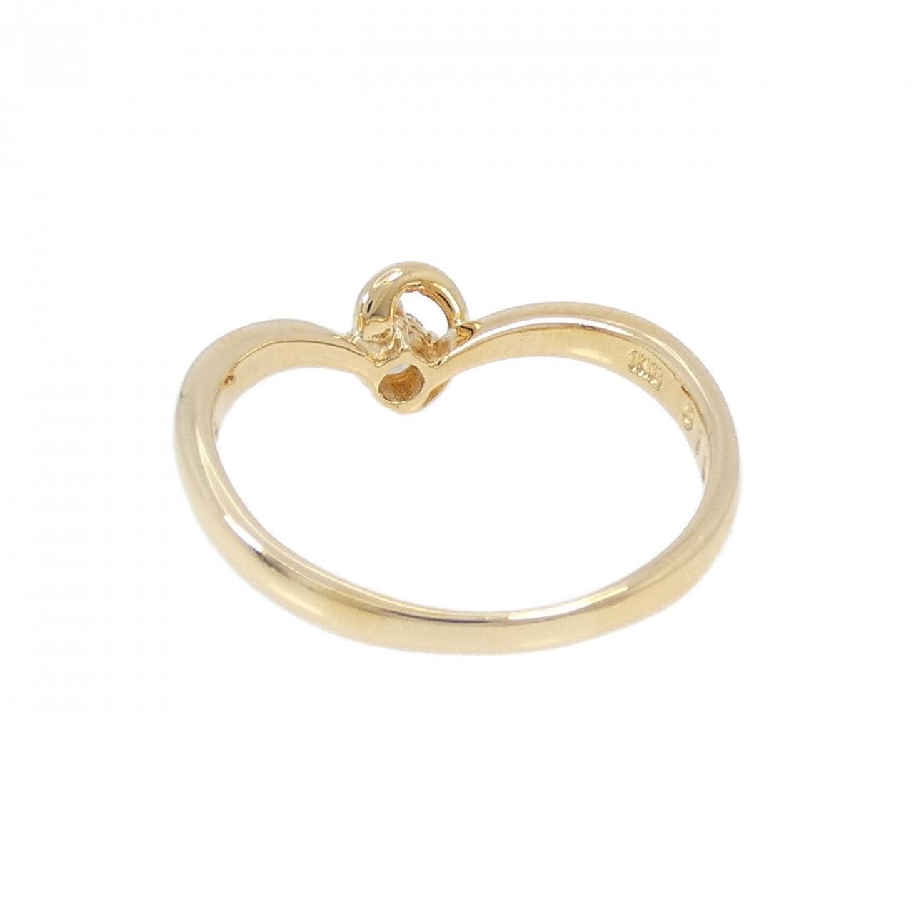 K18YG ダイヤモンド リング 0.10CT