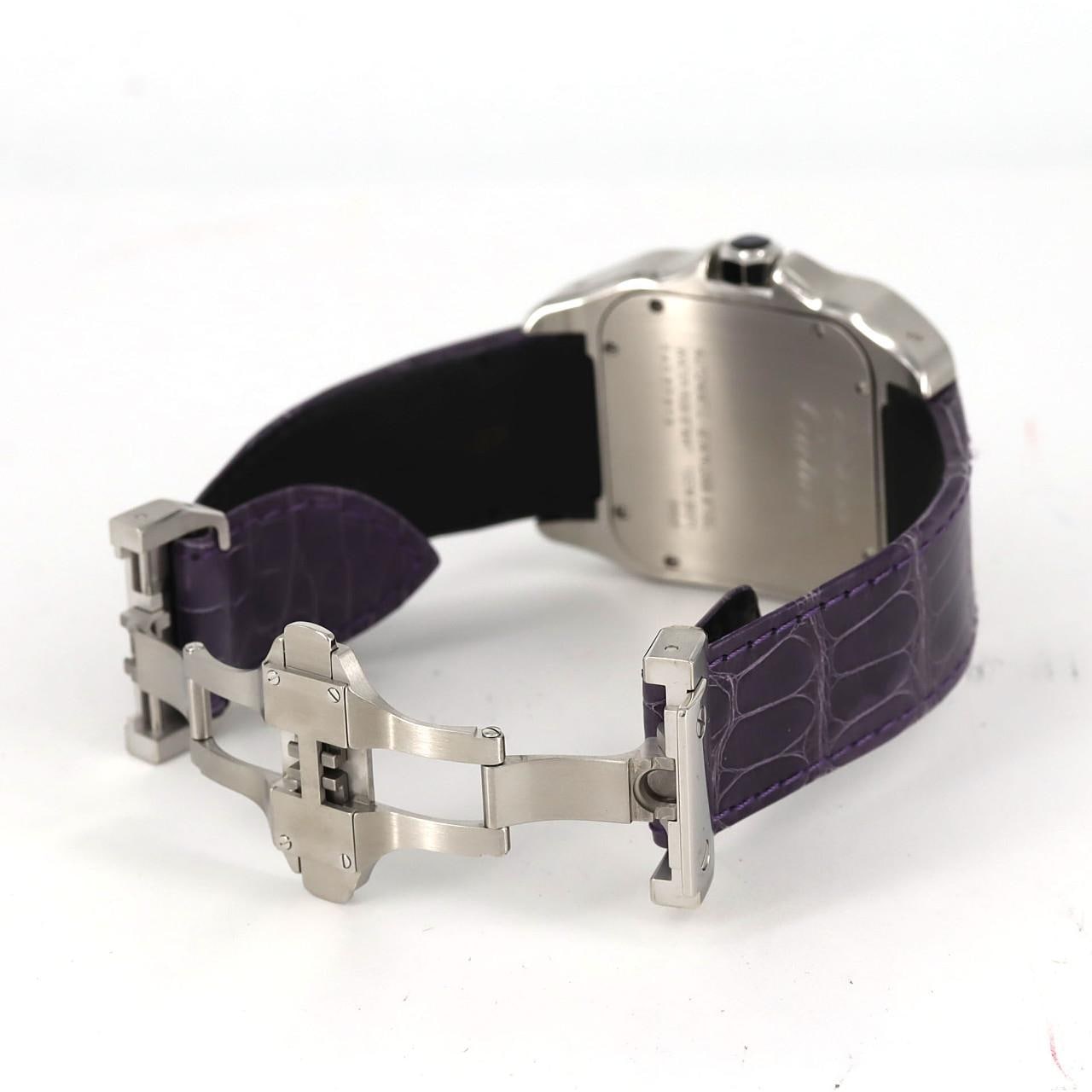 カルティエ サントス100 LM W20073X8 SS 自動巻