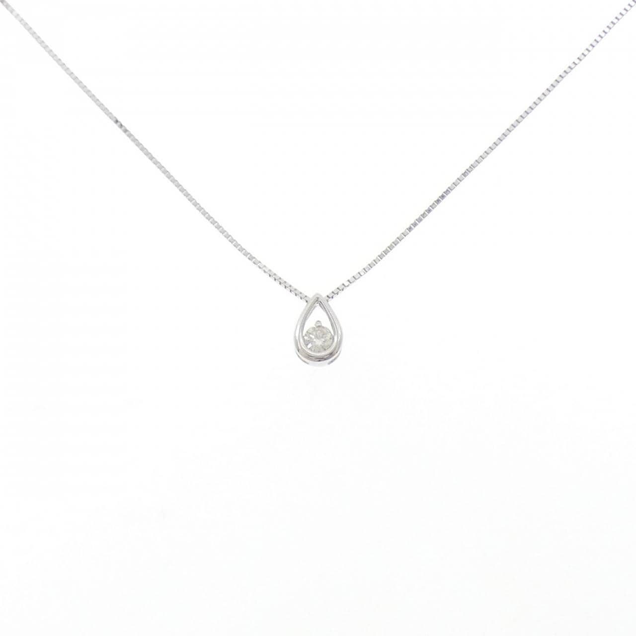 K10WG ダイヤモンド ネックレス 0.07CT