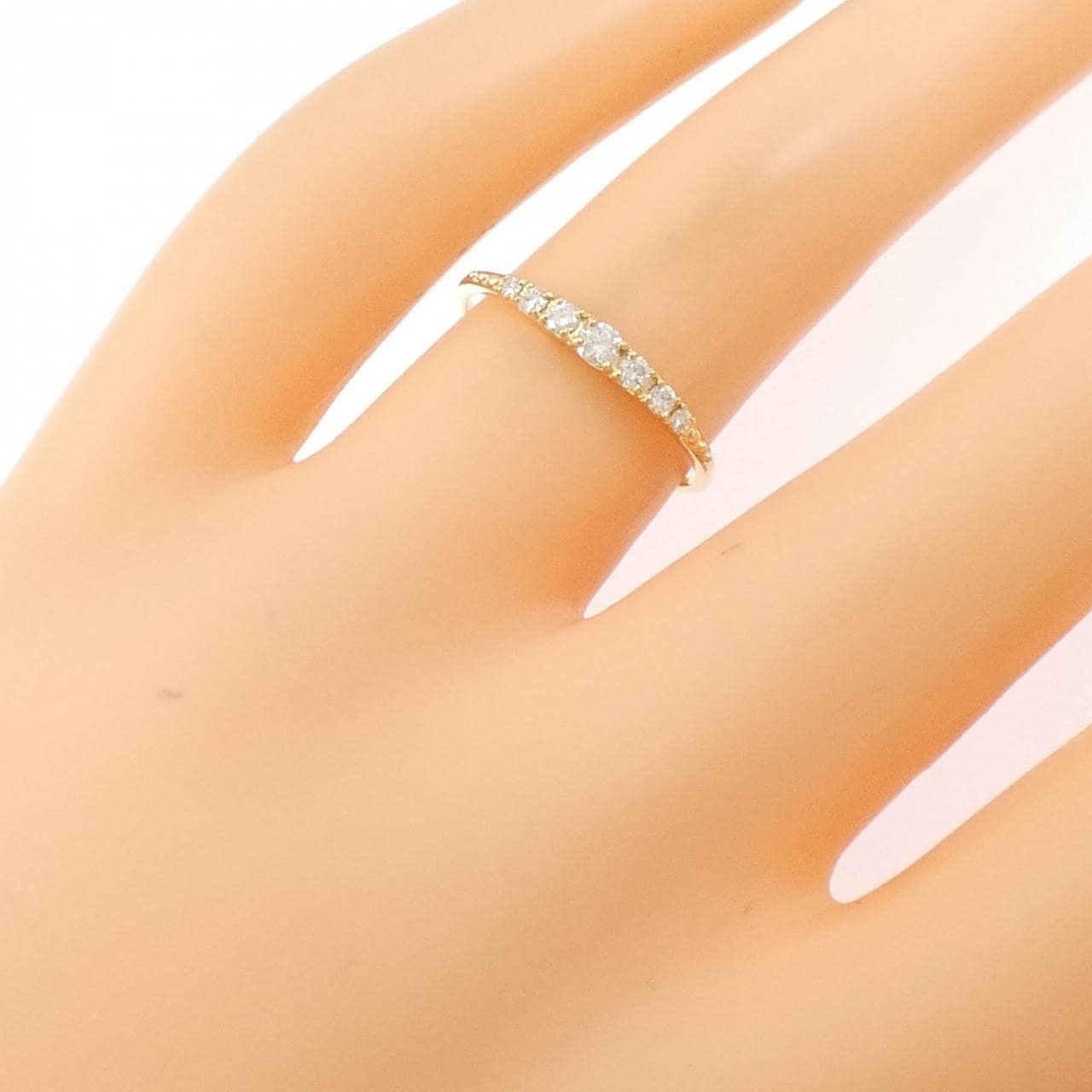 [Remake] K18YG Diamond ring 0.15CT