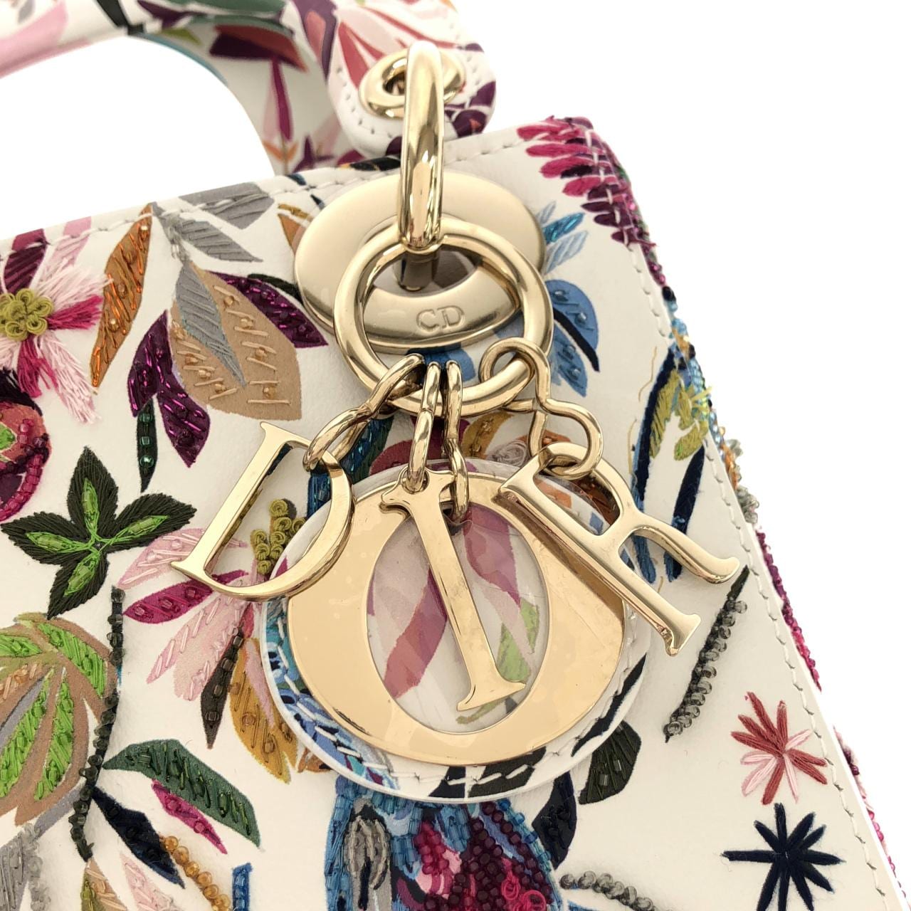 クリスチャンディオール TOILE DE JOUY FANTASTICA レディ ディオール ミニ M0505OITQ バッグ