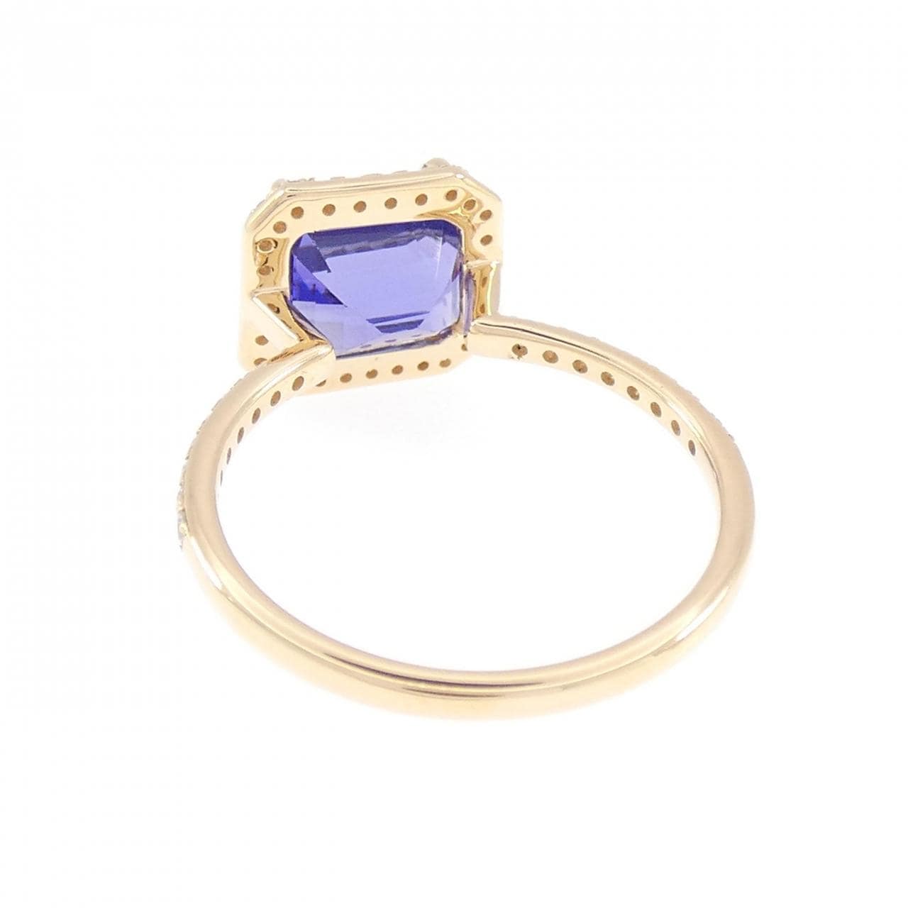 【新品】K18YG タンザナイト リング 3.19CT