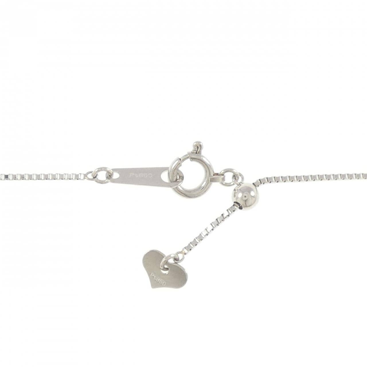 PT900/PT850 ダイヤモンド ネックレス 0.455CT