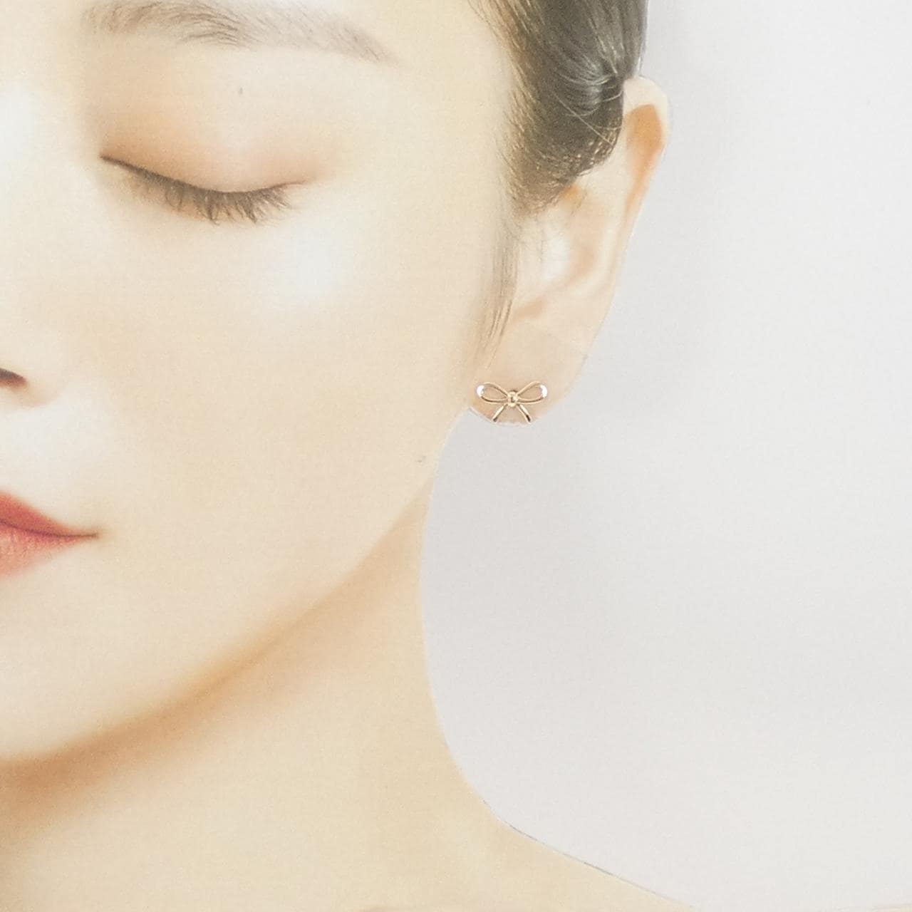 ティファニー ボウ ピアス