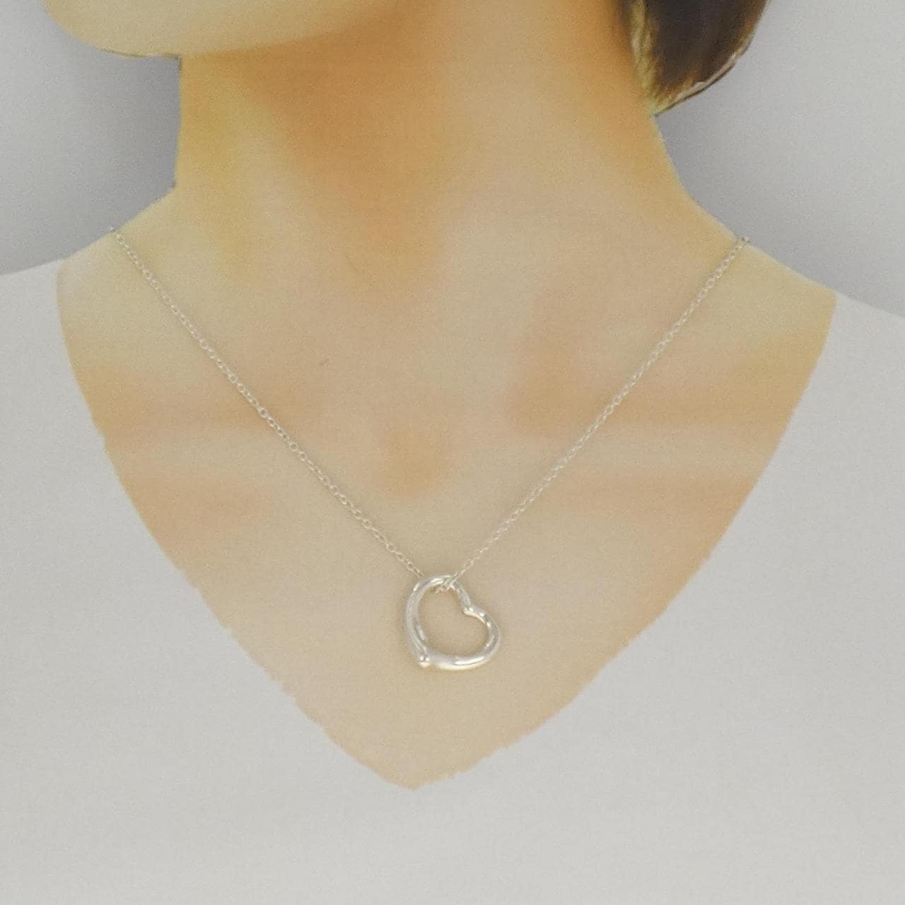 ティファニー オープンハート ネックレス