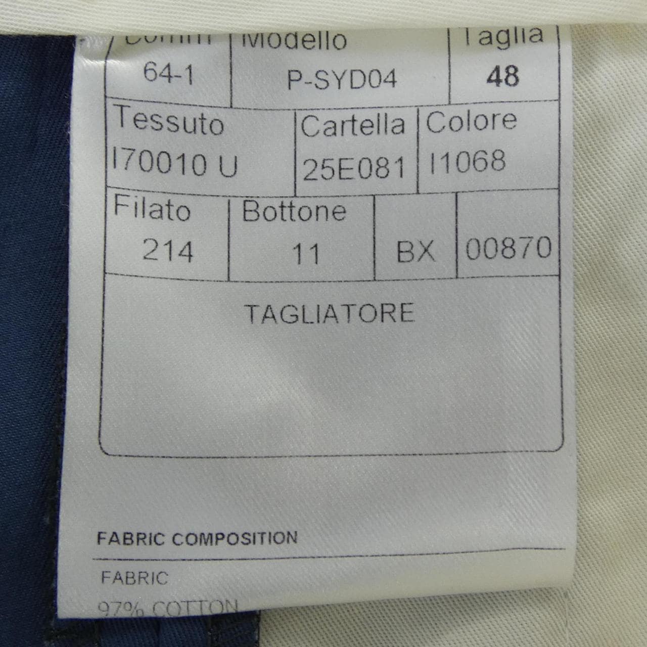 タリアトーレ TAGLIATORE パンツ