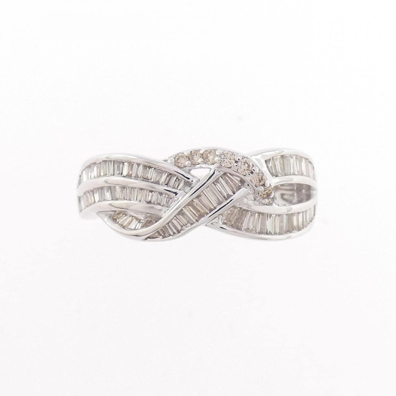 K18WG ダイヤモンド リング 0.50CT