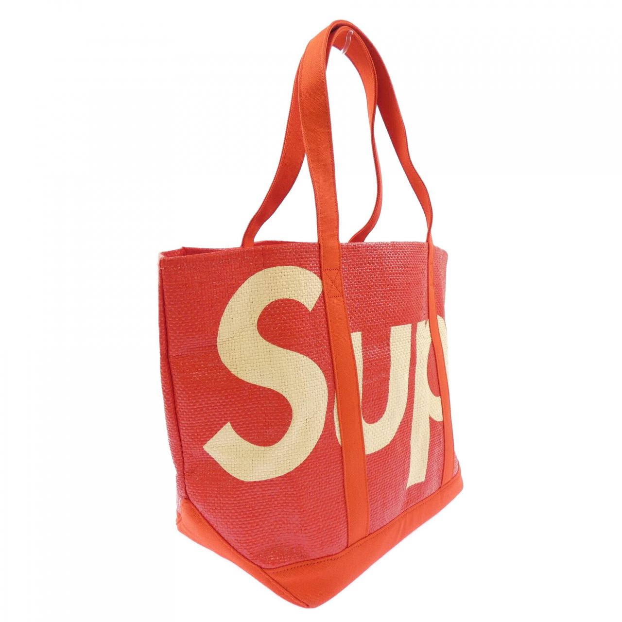 シュプリーム SUPREME RAFFIA TOTE BAG