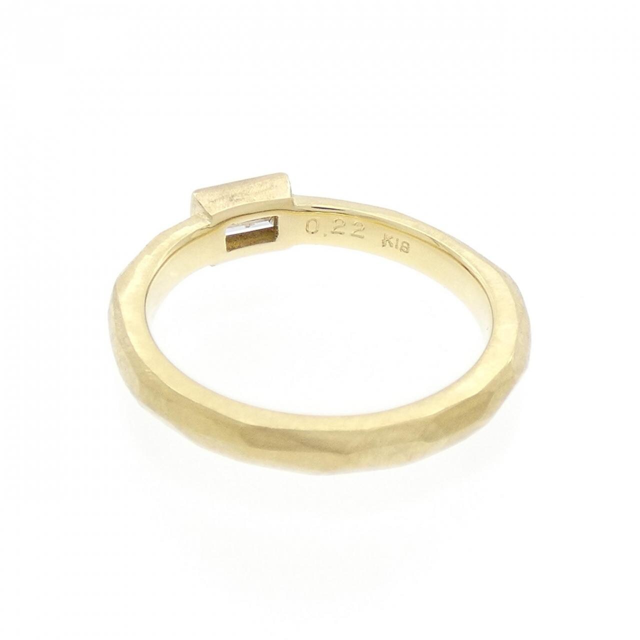 K18YG ダイヤモンド リング 0.22CT