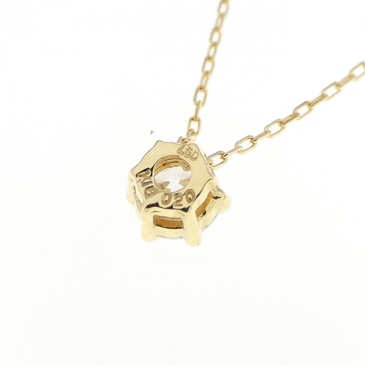 K18YG ダイヤモンド ネックレス 0.20CT