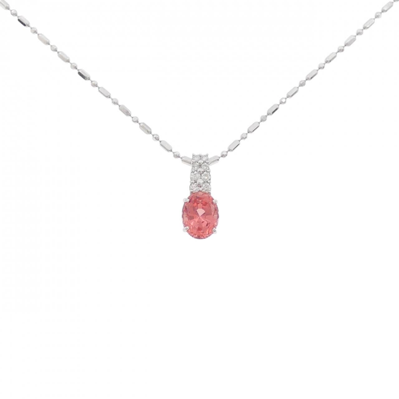 Cresanbel Synthetic Stone Necklace 2.24CT