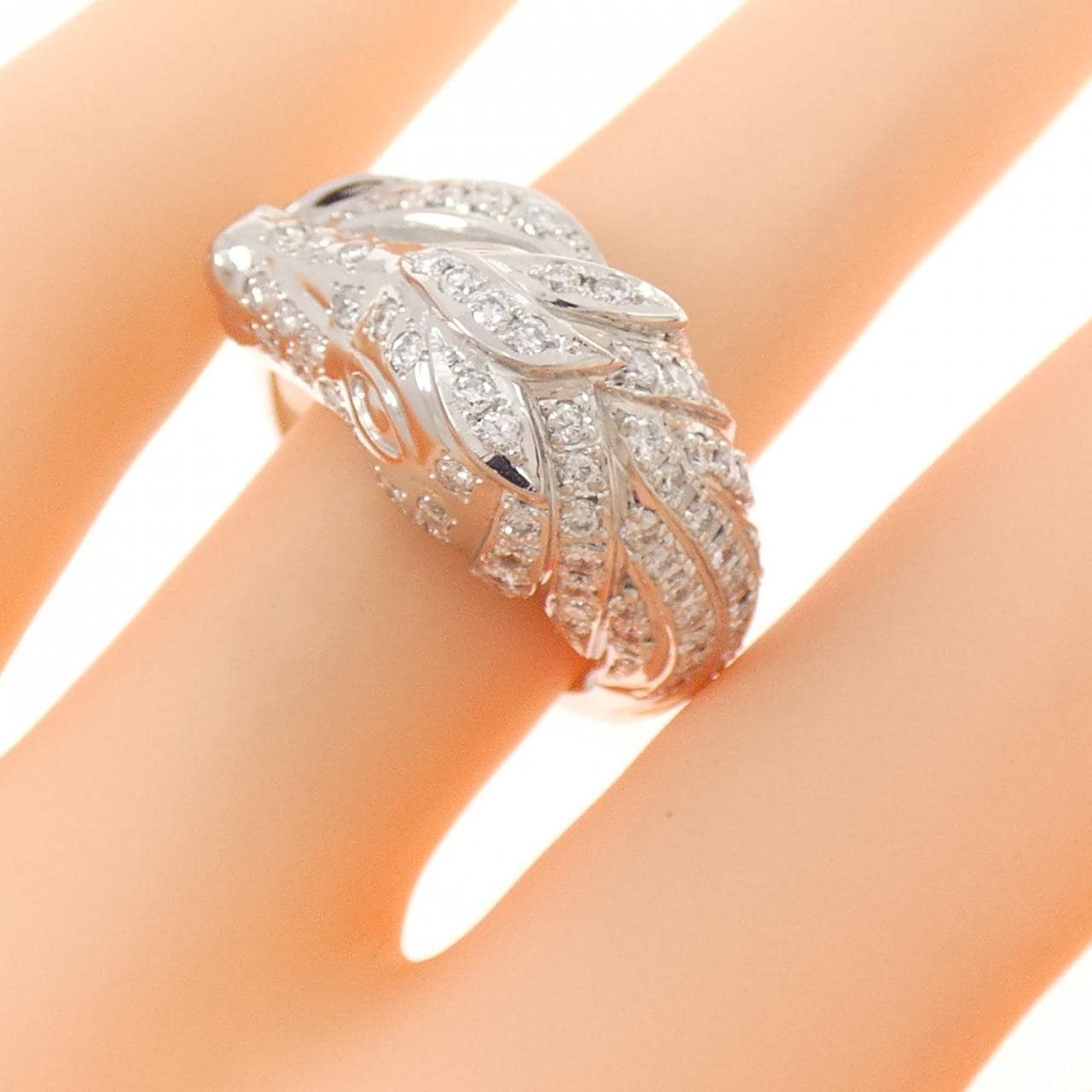 PT900 ホース ダイヤモンド リング 0.85CT