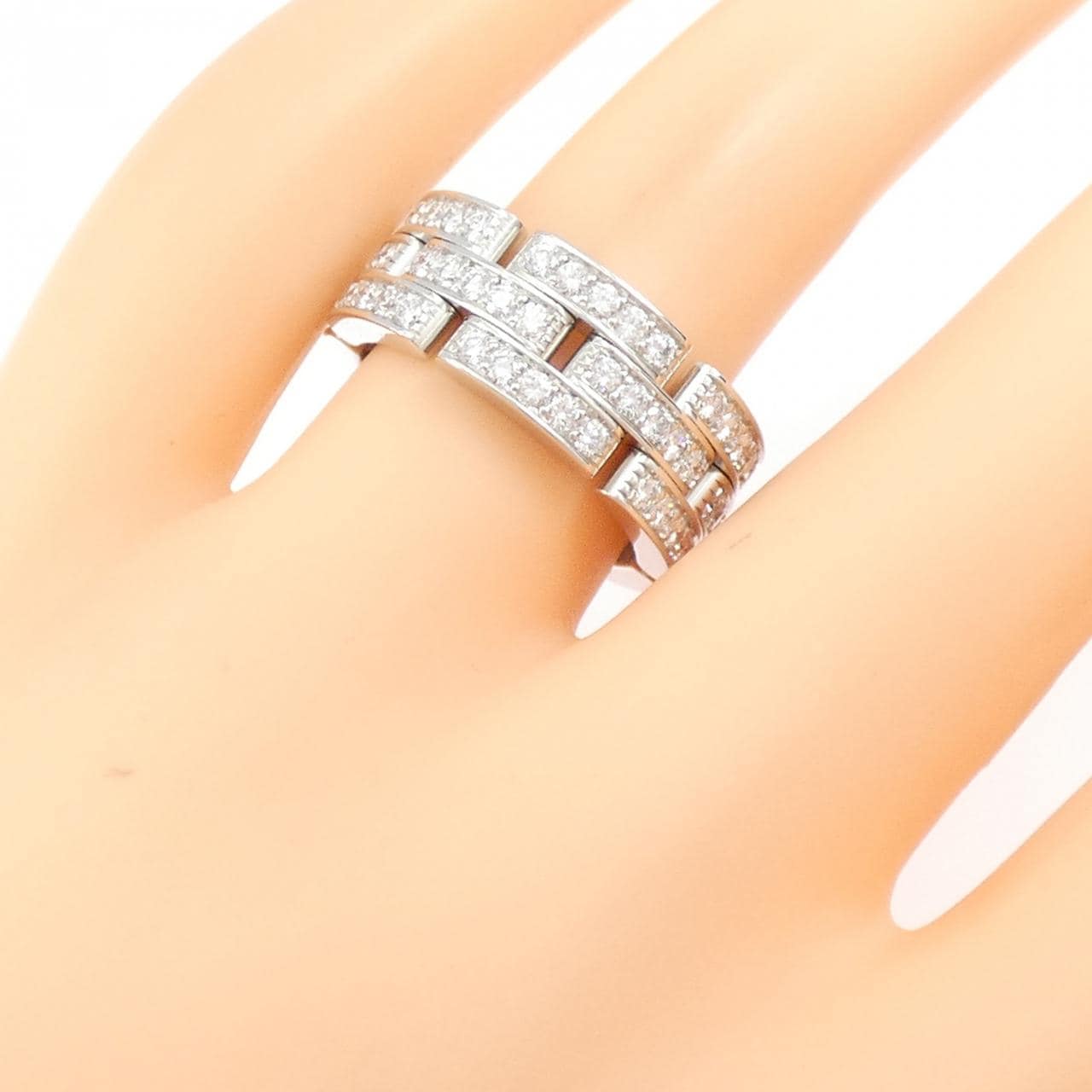 カルティエ マイヨンパンテール フルダイヤ リング