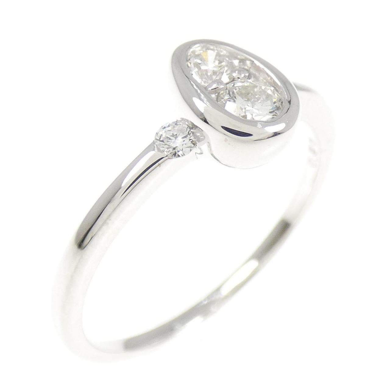 K18WG ダイヤモンド リング 0.25CT