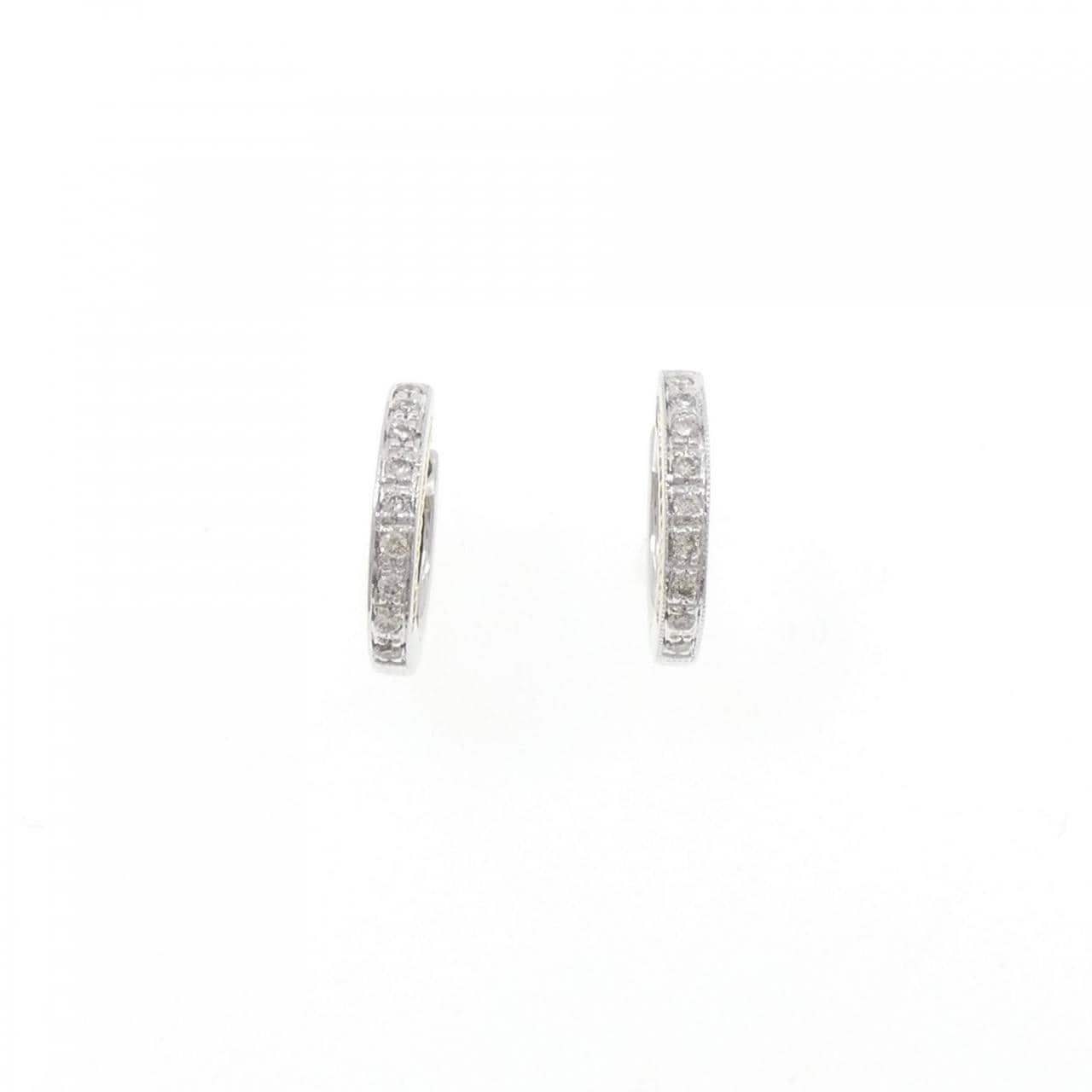 14KWG/14KYG ダイヤモンド ピアス